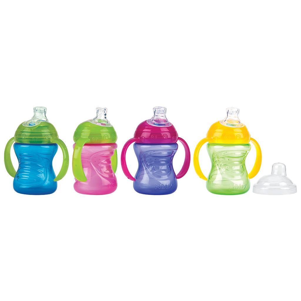 NUBY 1P super spout cup with handles 240ml (copie)