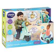 VTECH PORTEUR SCOOTER INTERACTIF 3EN1