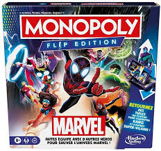 HASBRO MONOPOLY FLIP EDITION MARVEL