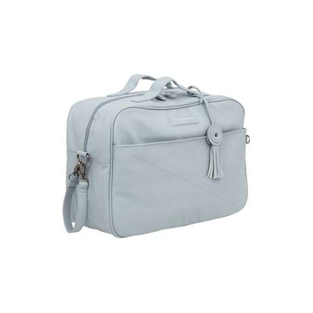 BIMBIDREAMS SAC MAMAN + MATELAS A LANGER QUILT BLEU