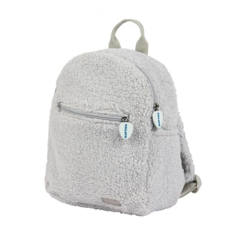 NATTOU Sac à dos Teddy gris