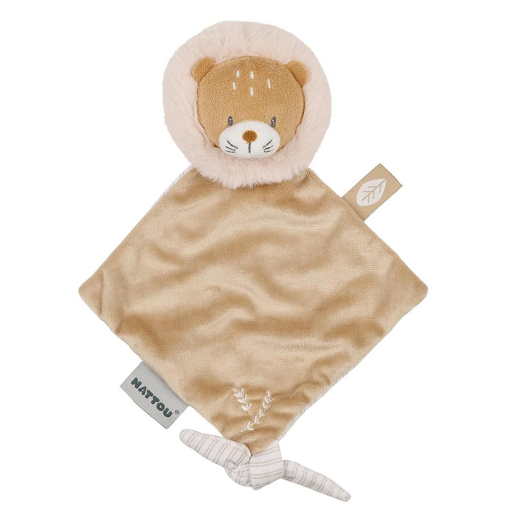 NATTOU Mini-doudou lion Ernest (FLO, OLI &amp; ERNEST)