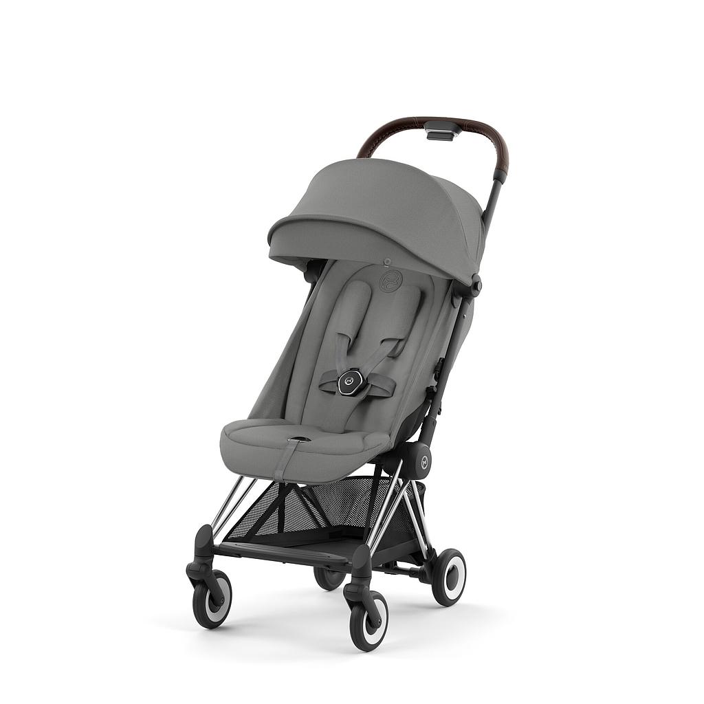 CYBEX PLATINIUM COYA Chrome dark brown/mirage grey-dark grey