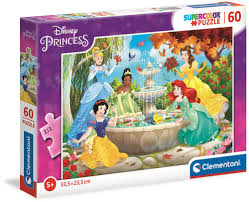 CLEMENTONI PUZZLE SUPER COLOR DISNEY PRINCESS 60 PCS
