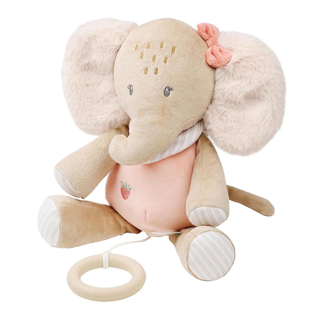 NATTOU Peluche Musicale L'éléphant 24 cm (FLO, OLI &amp; ERNEST)