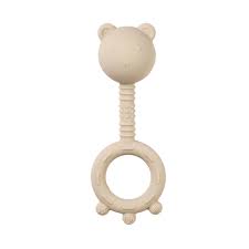 NATTOU Hochet Ours Silicone Argile