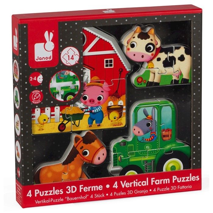 JANOD PUZZLE 3D FERME