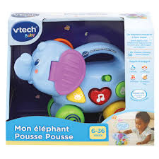 VTECH MON ELEPHANT POUSSE POUSSE