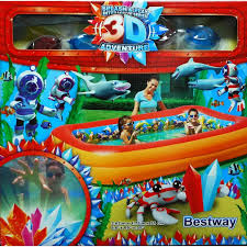 BESTWAY PICSINE 3D 2 LUNETTE  262x175x51cm