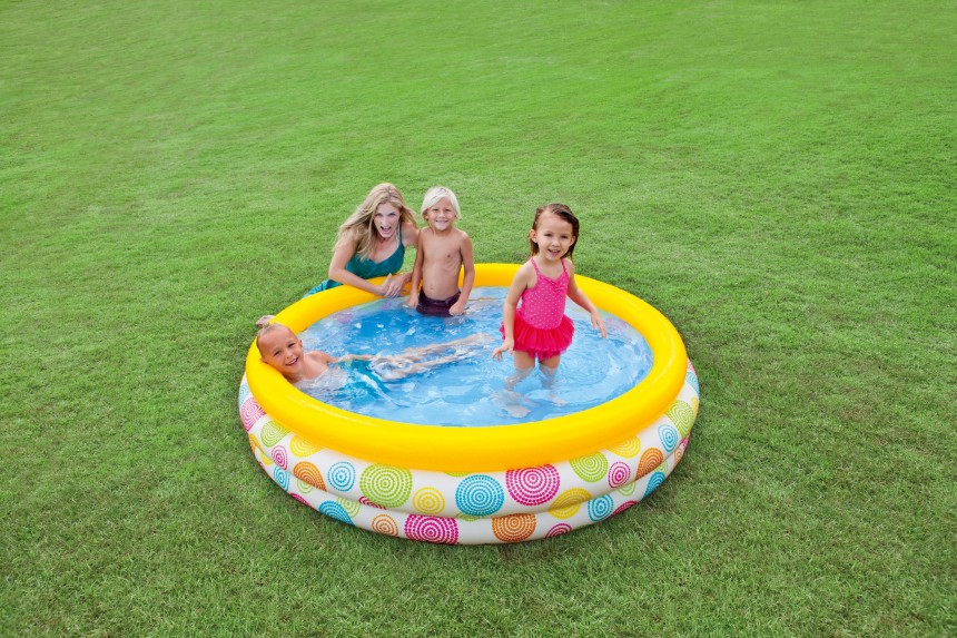 INTEX PISCINETTE 3 BOUDINS 168x38 cm