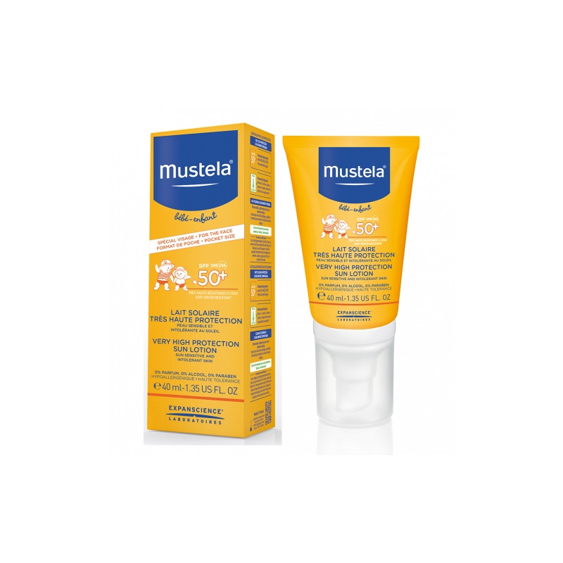 MUSTELA LAIT SOLAIRE TRES HAUTE PROTECTION 100ML