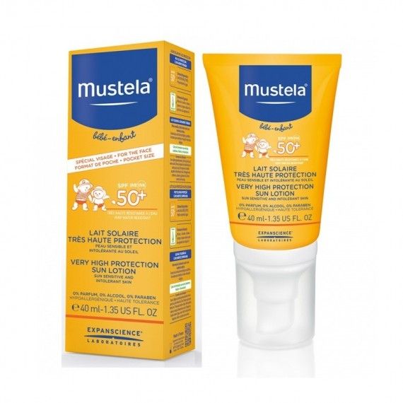 MUSTELA LAIT SOLAIRE TRES HAUTE PROTECTION 40ML