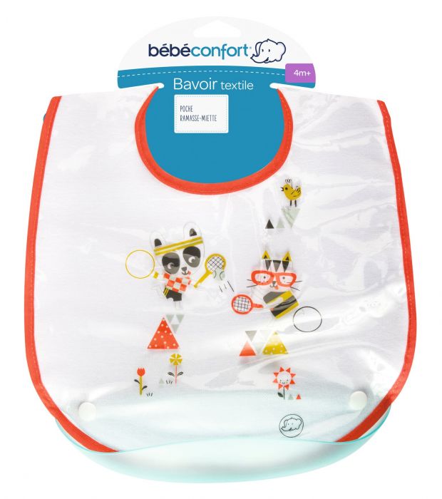 BEBE CONFORT BAVOIR  BAVOIR PLASTIFIÉ RAMASSE MIETTES