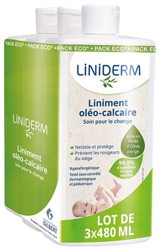 GILBERT LINIMENT LINIDERM OLÉ-CALCAIRE 480ML