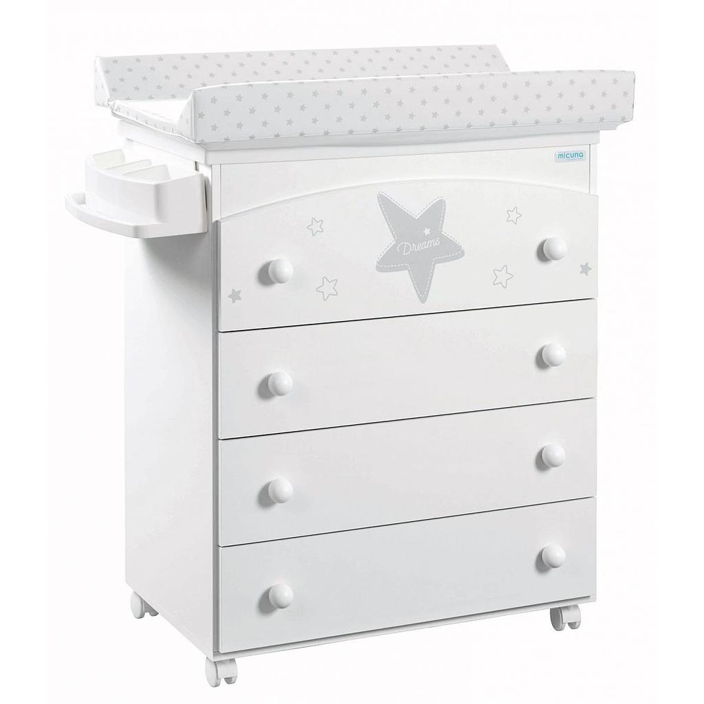 MICUNA COMMODE ESTELA BLAN/GRIS