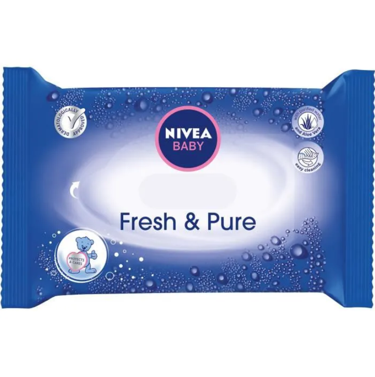 NIVEA BABY LINGETTE FRESH &amp; PURE P/63