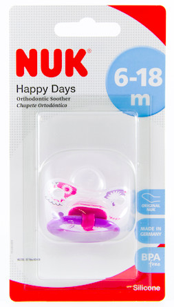 NUK SUCETTE PHYSIO SILICONE CLASSIC 6-18