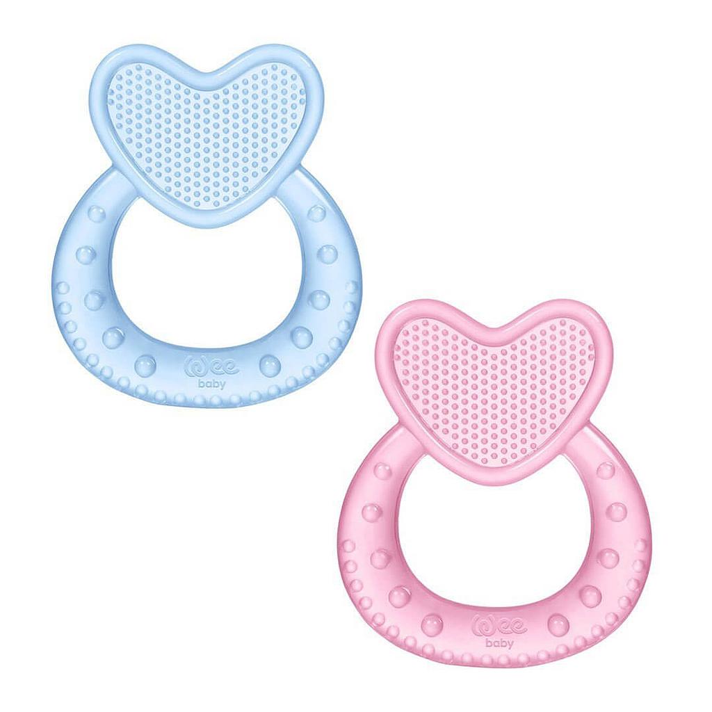 WEE BABY ANNEAU DE DENTITION EN SILICONE COEUR REF 912