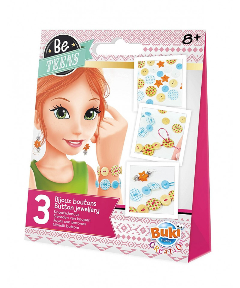 BUKI BE TEENS 3 BIJOUX BOUTONS