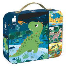 JANOD 4 PUZZLE EVOLUTIFS DE DINOSAURES